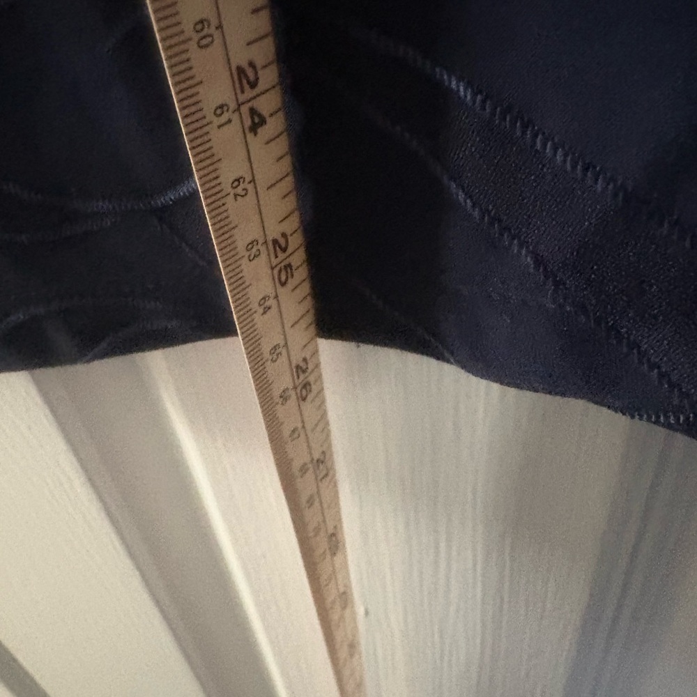 Croft & Barrow Blue and Black Patterned Blouse - Picture 5 of 8